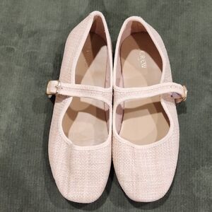 J. Crew Factory Girl’s Woven Mary Jane Flats